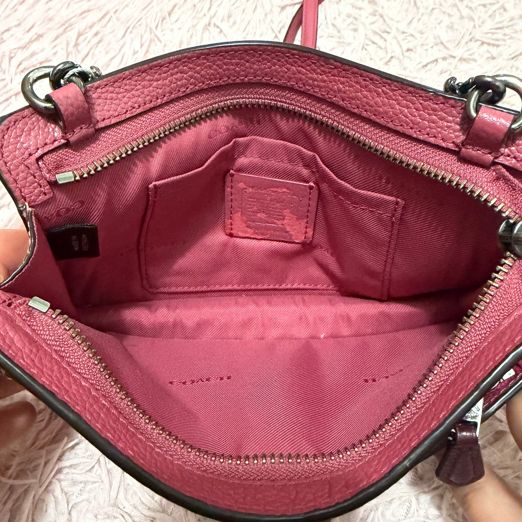 Coach Crossbody de piel con monedero