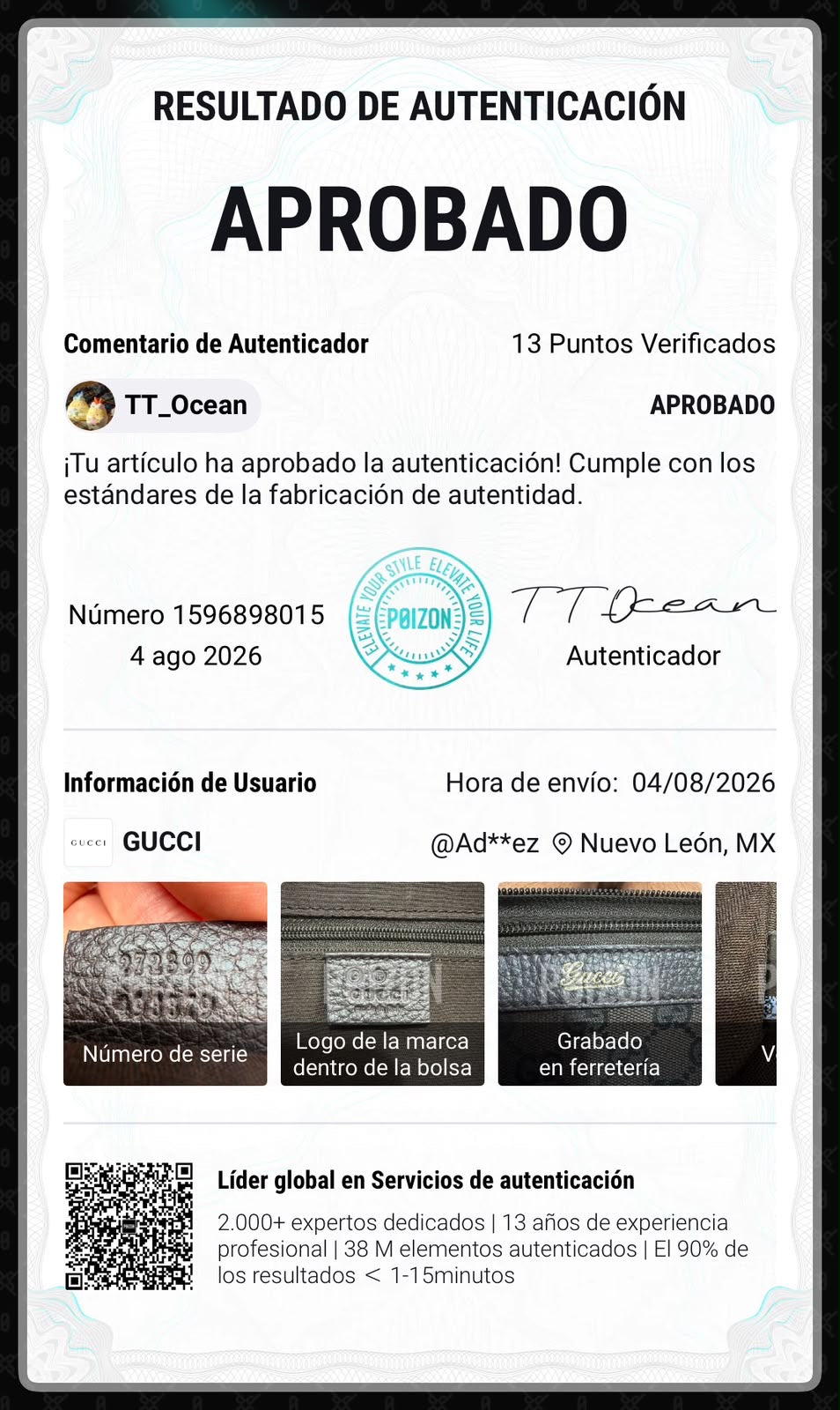 Bolsa Gucci