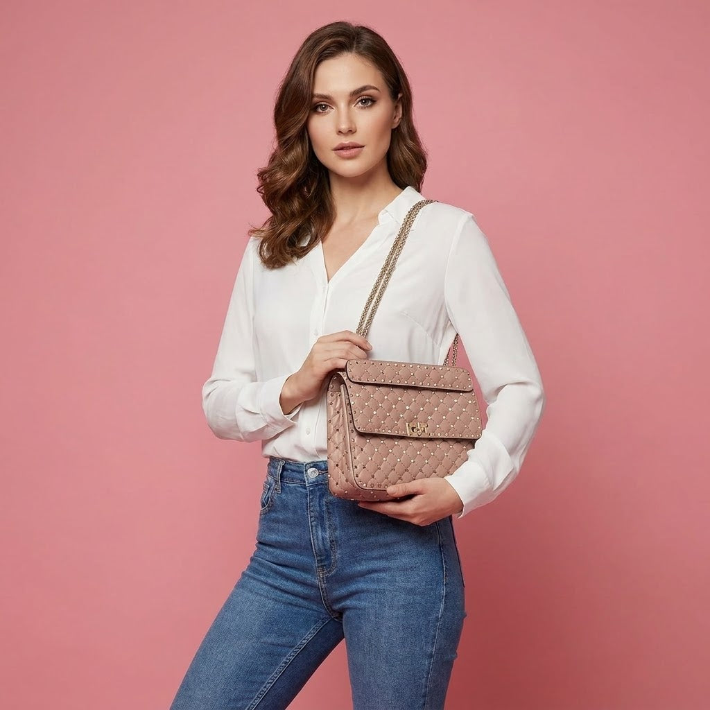 Valentino Garavani bolsa Rockstud Spike