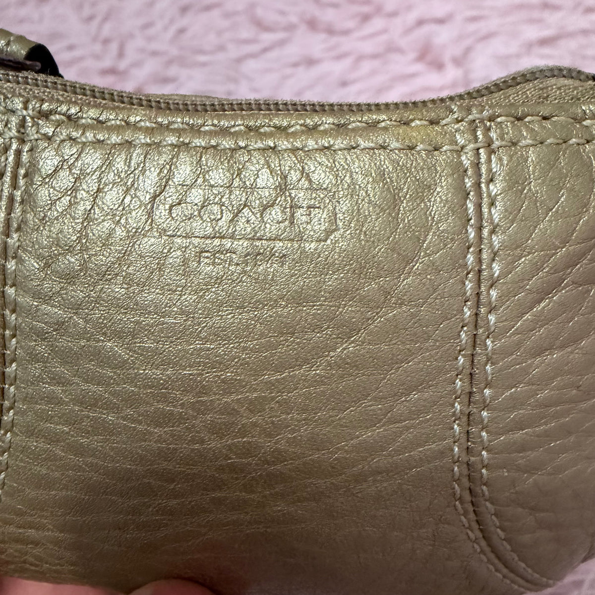 Monedero Coach de piel