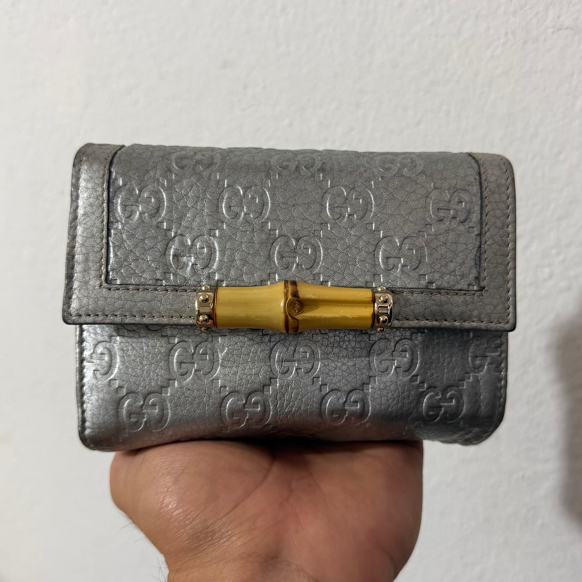 Gucci cartera bamboo