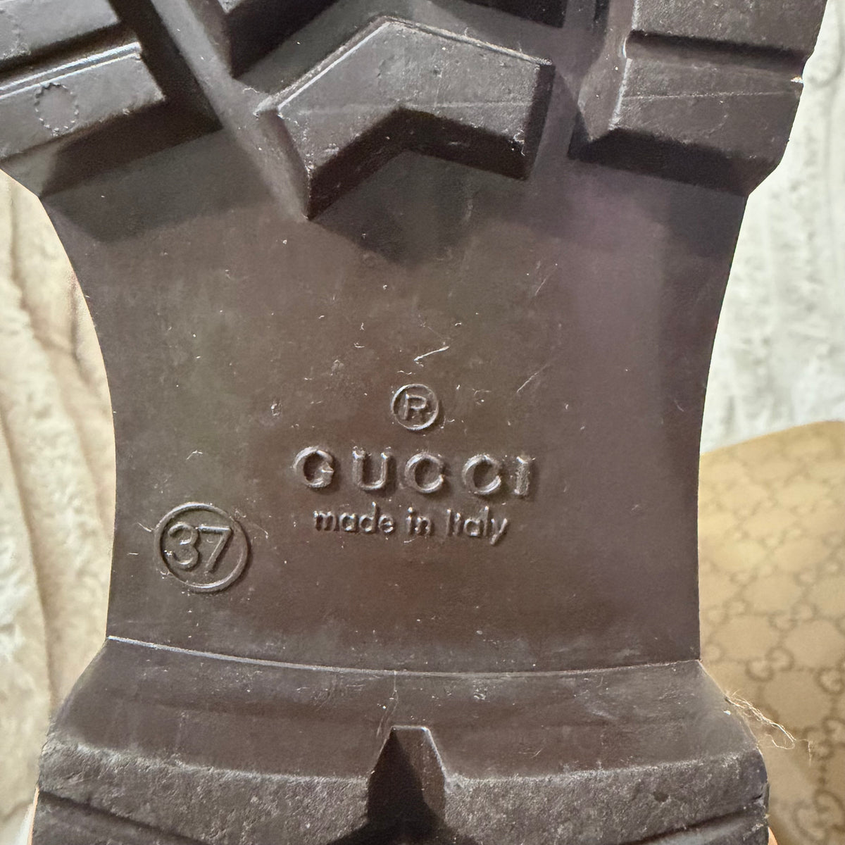 Gucci botas lluvia