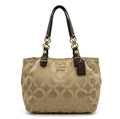 Coach Mia Op Art Sateen Tote